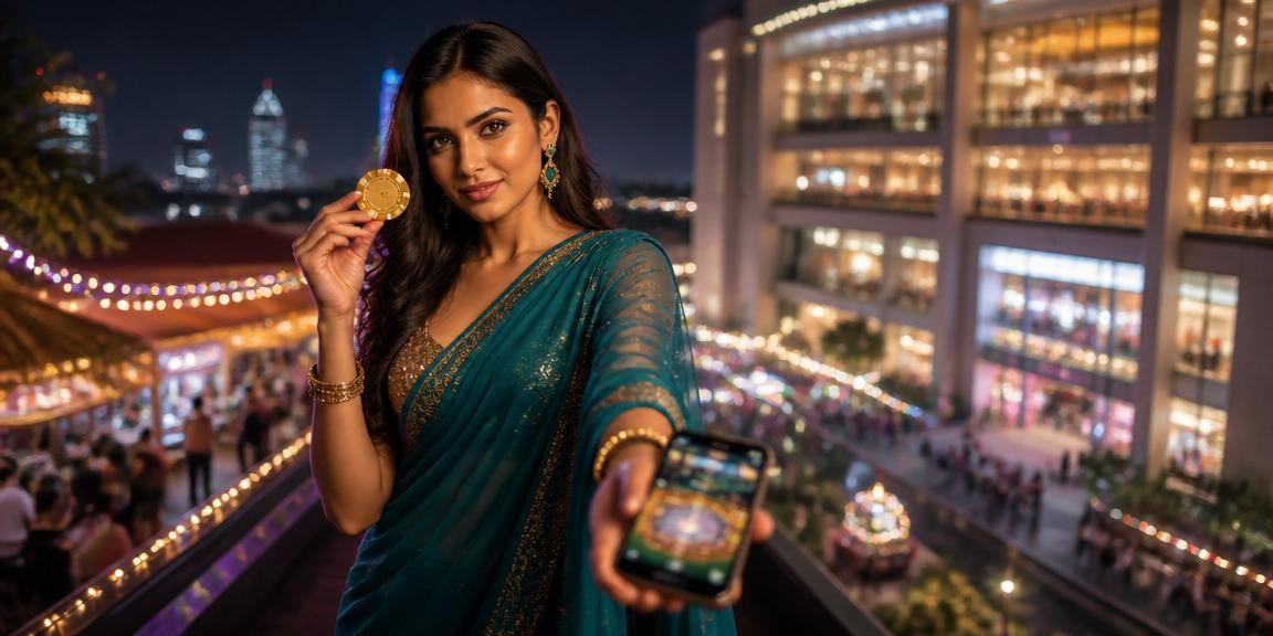 Player interacting with live casino dealer on mobile in Delhi